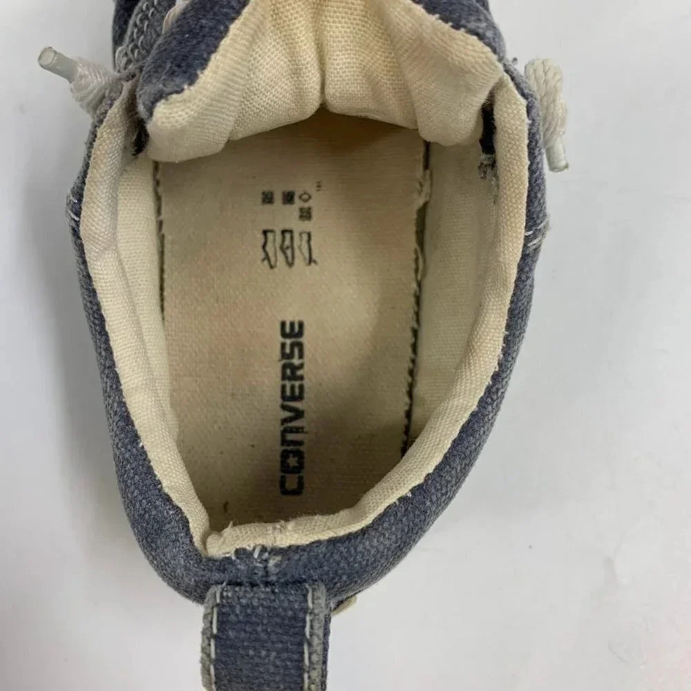 Converse Kids All Star Gray Cushioned 730316F Pull On Low Top‎ Shoe Size 10